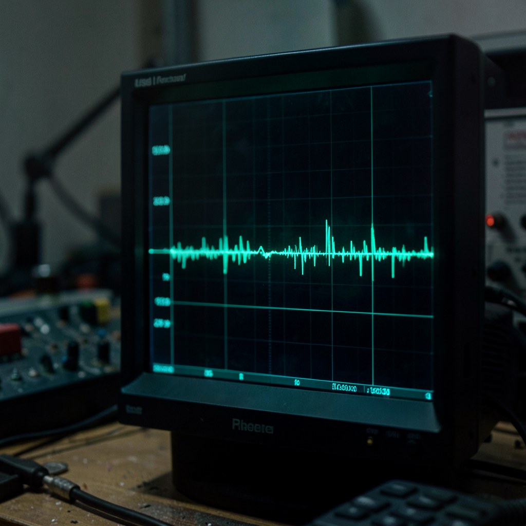 Oscilloscope showing USB clock reference signal anomaly causing DWC3 error 71 on Jetson
