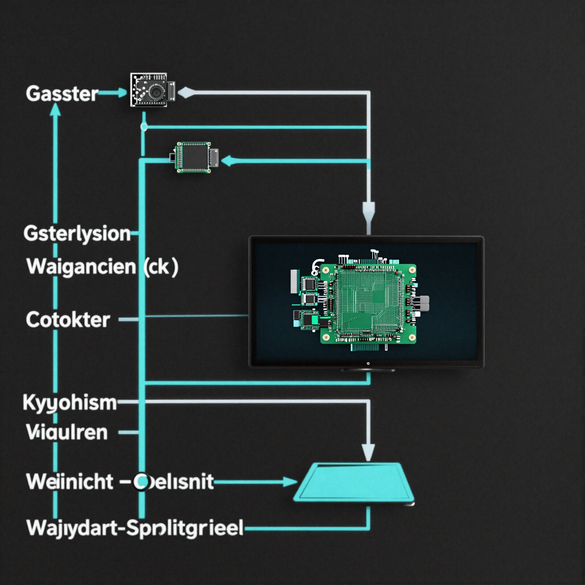 GStreamer pipeline diagram showing video source flowing through waylandsink to a display on MediaTek Genio