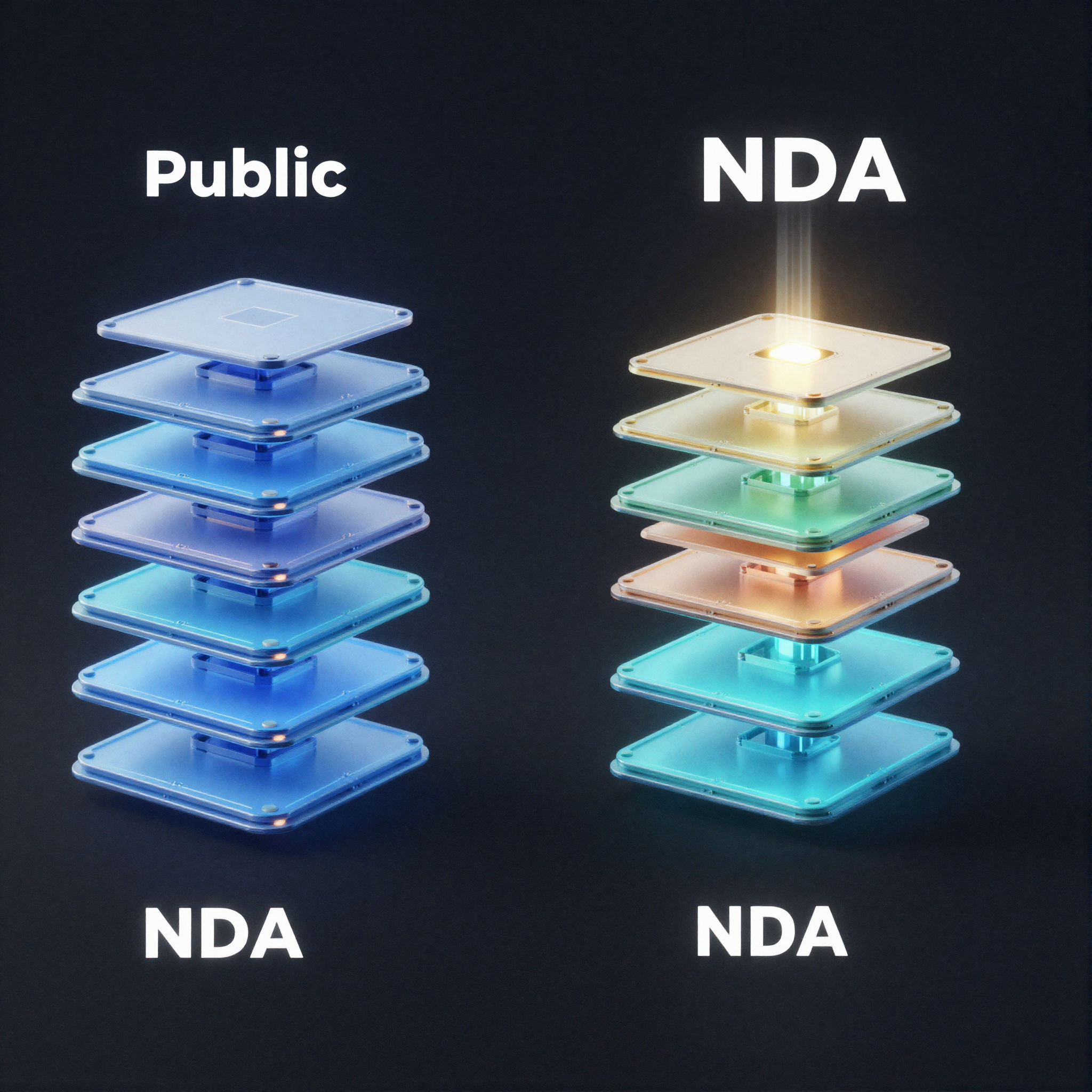 Comparison table showing NDA vs public build capabilities on MediaTek Genio IoT Yocto BSP